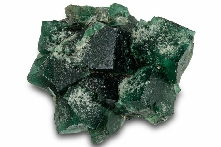 Fluorescent Green Fluorite Cluster - Diana Maria Mine, England #301677